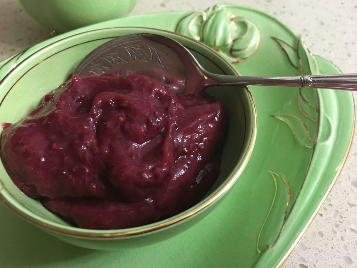 CHERRY AND RHUBARB JAM