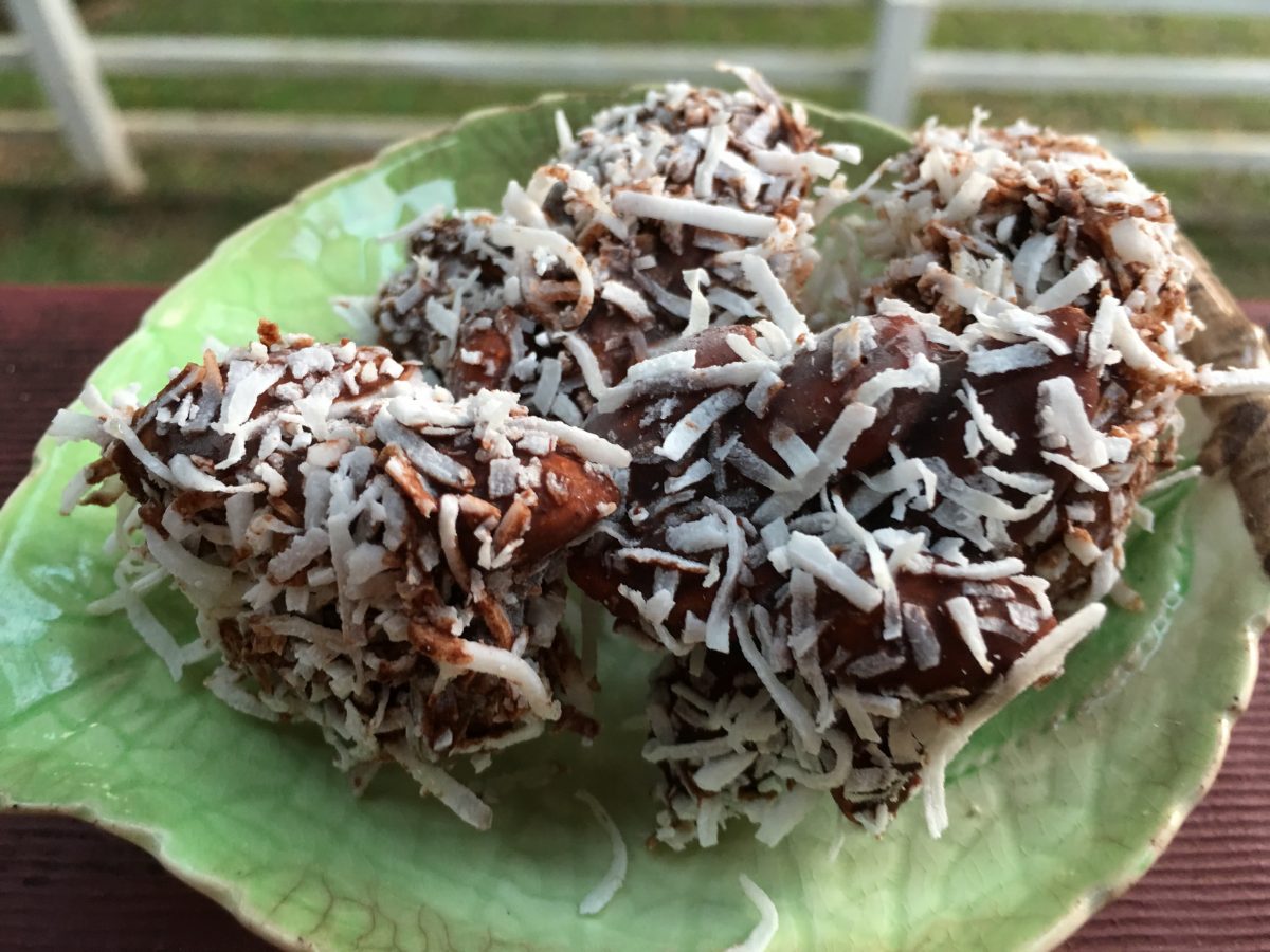 CHOCOLATE ALMOND BITES