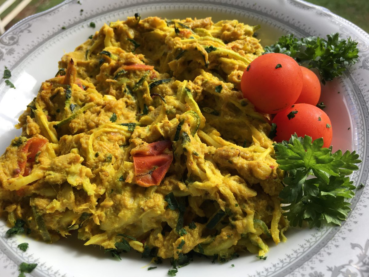 ZUCCHINI NOODLE TUNA BAKE