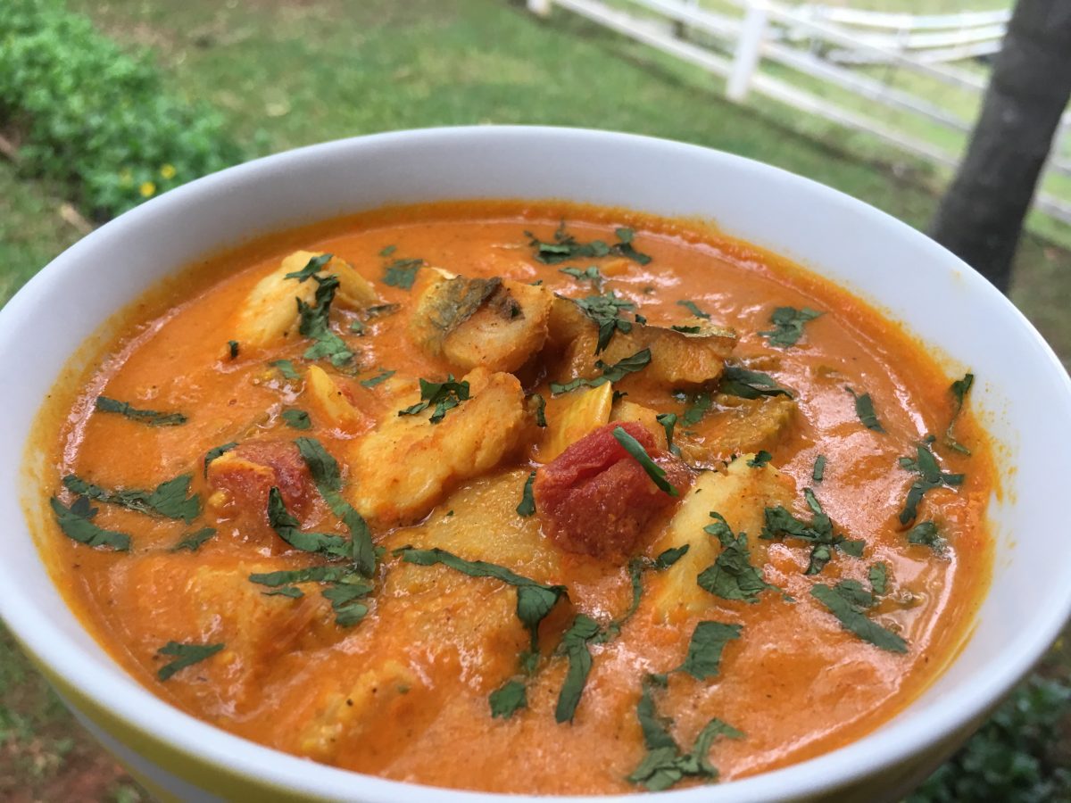 COCONUT FISH CURRY (A repeat of an extremely popular dish)