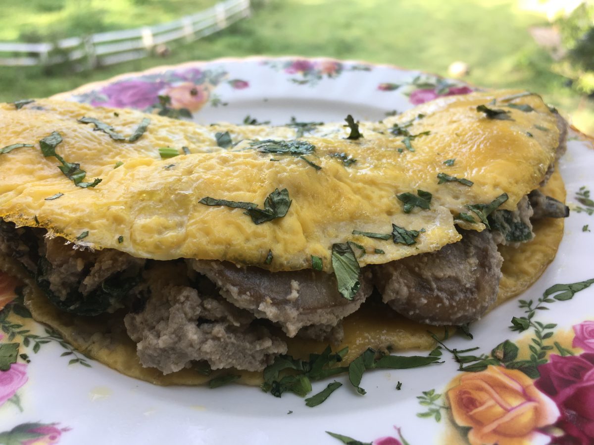 MUSHROOM OMELETTE