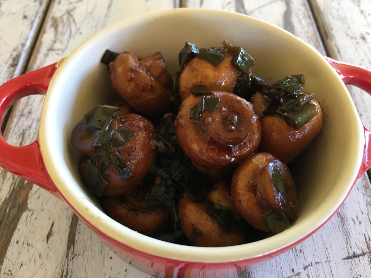 HONEY AND GARLIC MUSHROOMS
