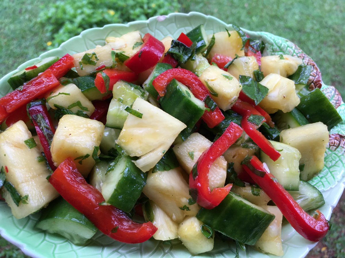 CUCUMBER AND PINEAPPLE SALAD