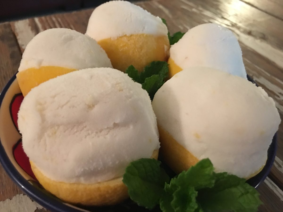 LEMON FROZEN YOGHURT