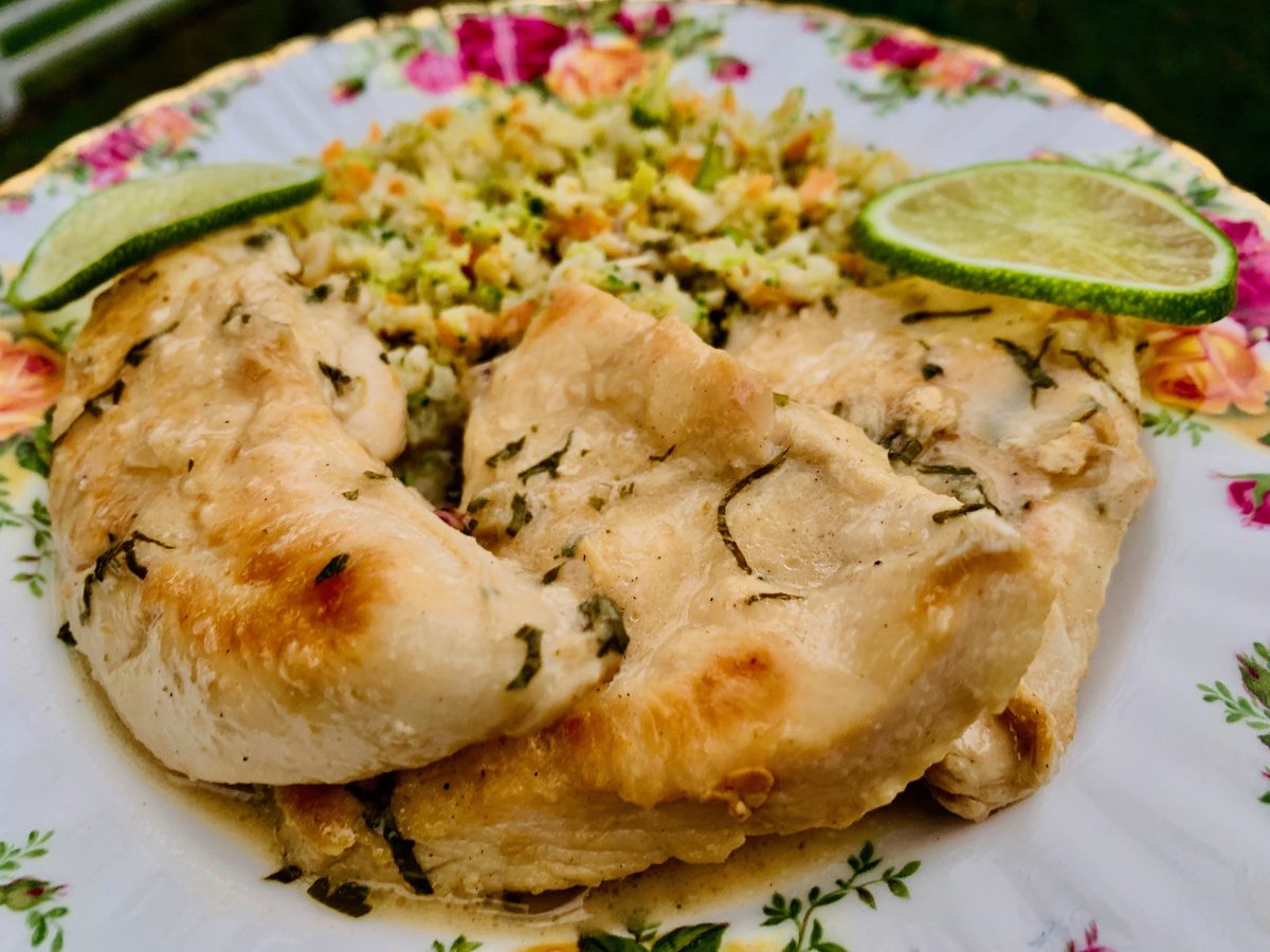 CHICKEN WITH LIME AND COCONUT