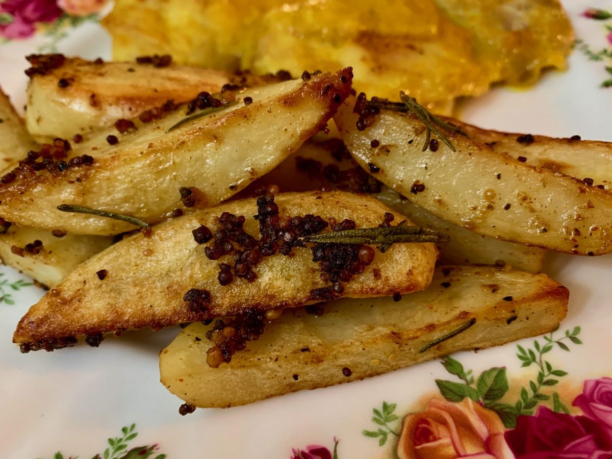 ROSEMARY AND MUSTARD WEDGES