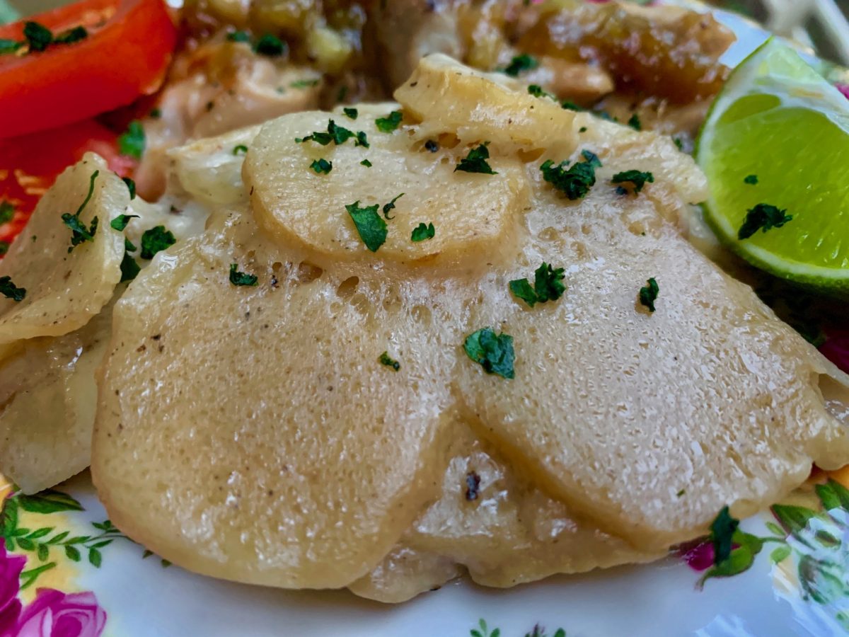 PARSNIP AND POTATO BAKE