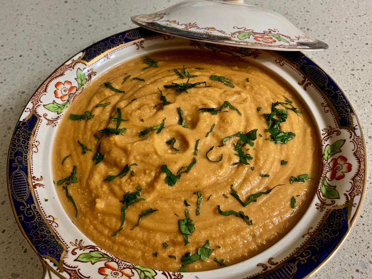 SWEET POTATO AND GINGER SOUP