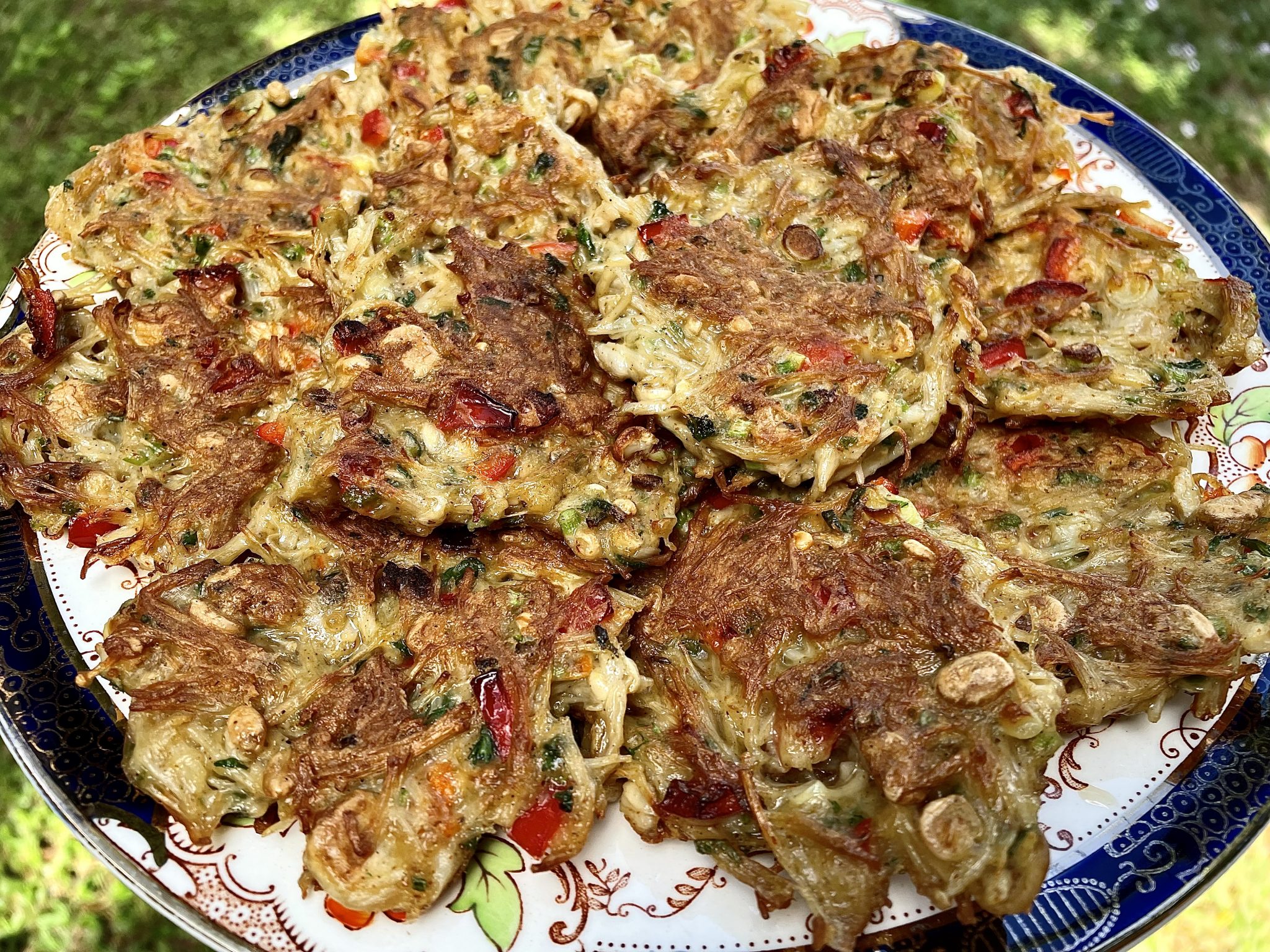 ENOKI MUSHROOM PANCAKES
