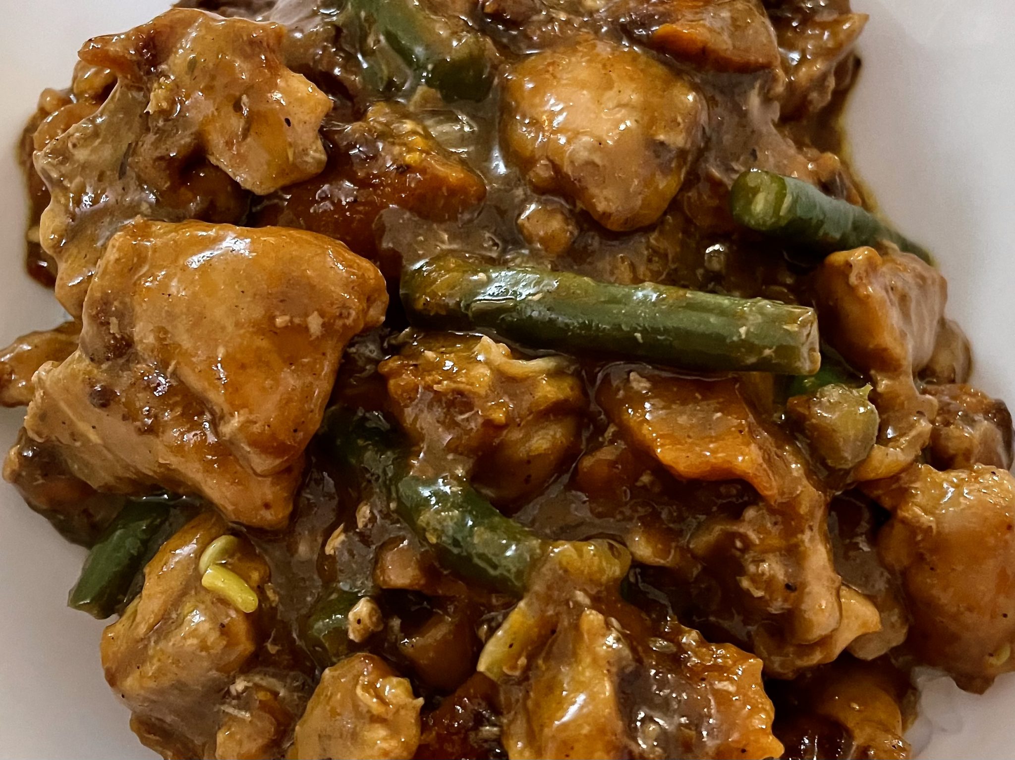 CHICKEN AND PUMPKIN CURRY