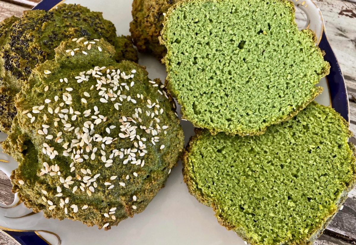 SPINACH BURGER BUNS
