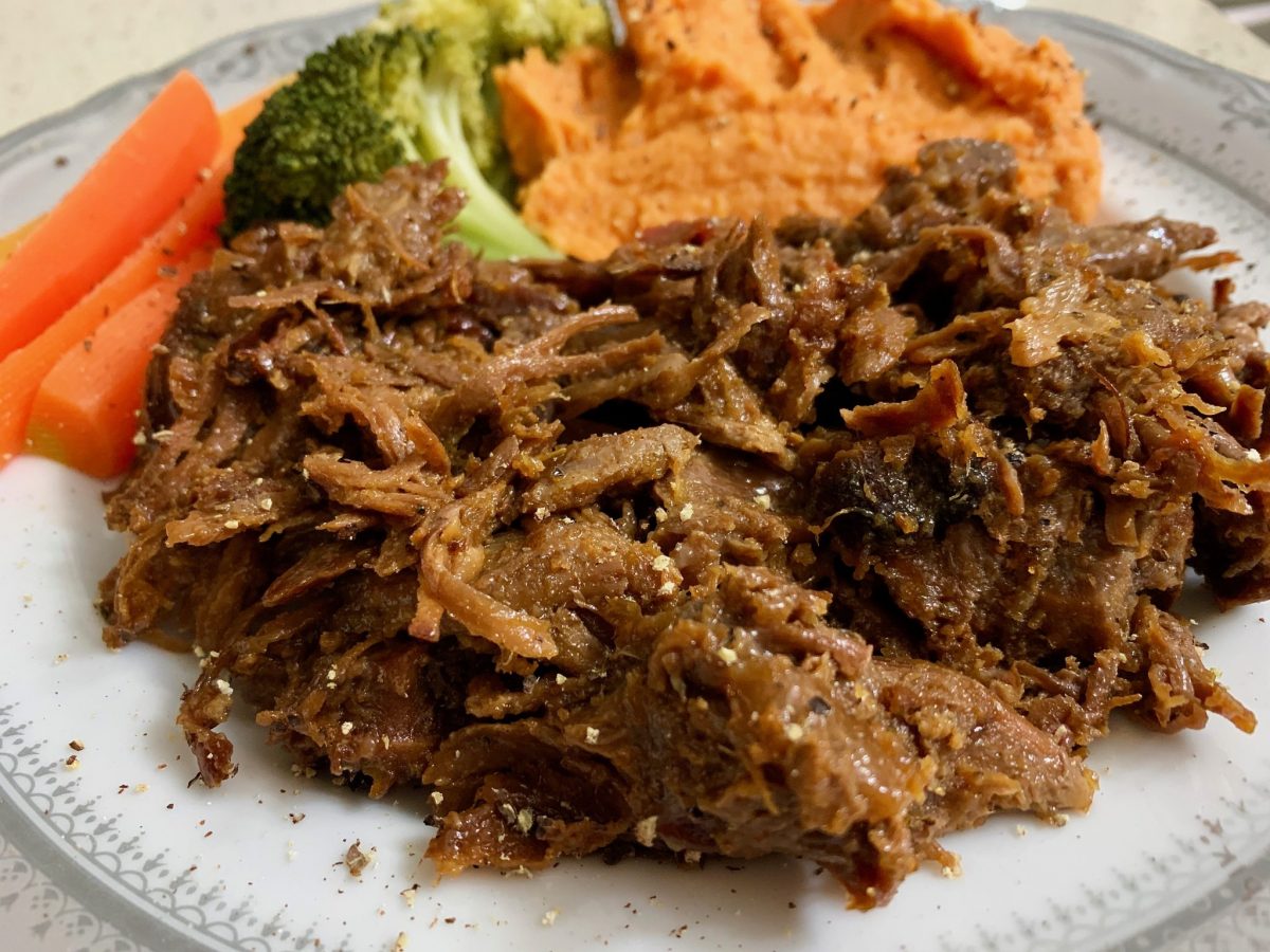 SLOWCOOKER PULLED TURKEY